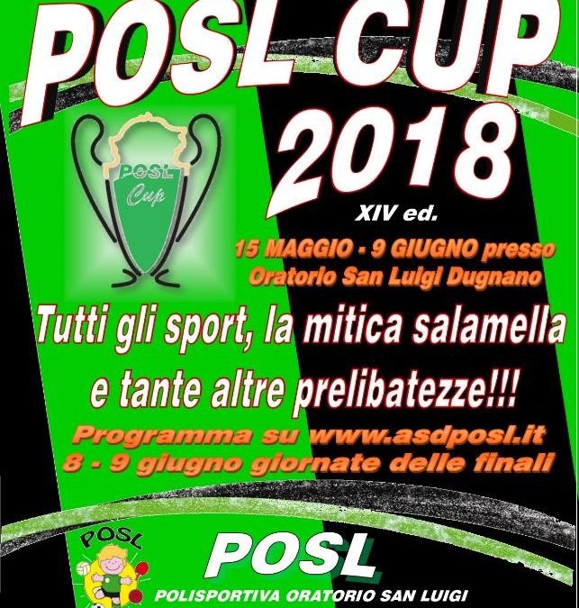 POSL CUP 2018: il 15 maggio si inizia!