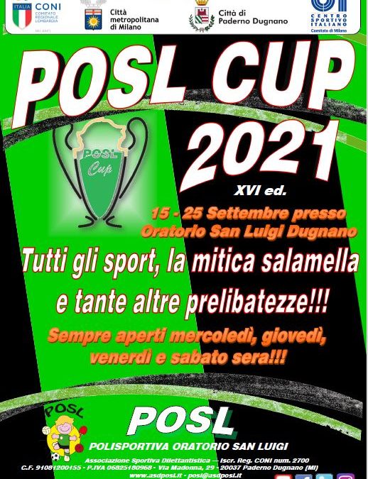 POSL CUP ’21: UN SOGNO CHE SI AVVERA!