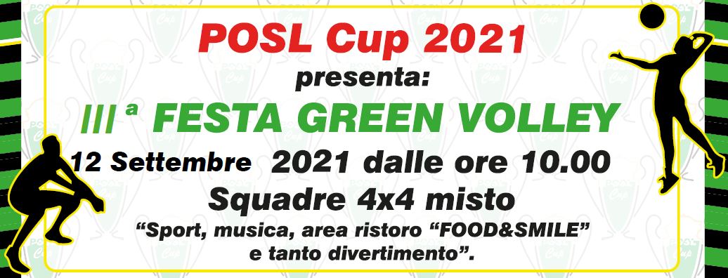 GREEN VOLLEY POSL 2021: terza edizione – 12 Settembre 2021
