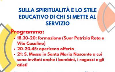 Serata formativa per allenatori e dirigenti e S. Messa per Don Bosco