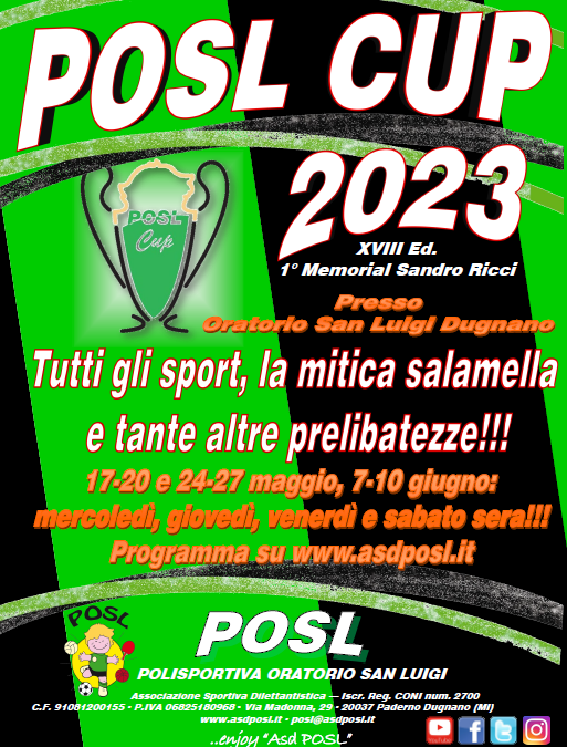 POSL CUP ’23: SIETE PRONTI?